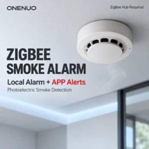 Détecteur de fumée Zigbee Tuya 90 dB