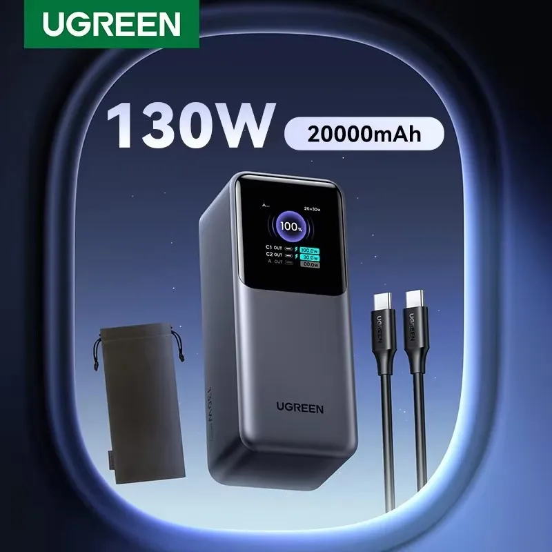 UGREEN Nexode – batterie externe 25 000 mAh 200 W