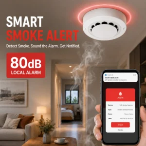 Détecteur de fumée Wi-Fi Tuya