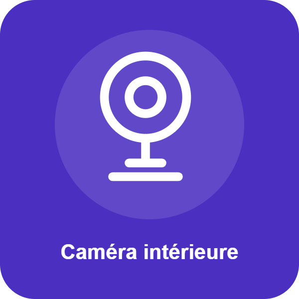 Icône d'illustration : Caméra intérieure