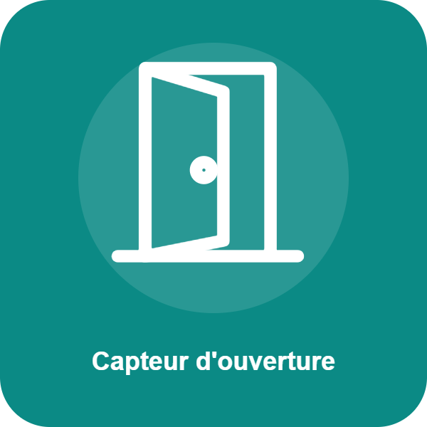 Icône d'illustration : Capteur d'ouverture
