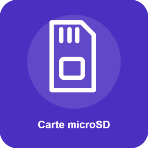 Icône d'illustration : Carte microSD