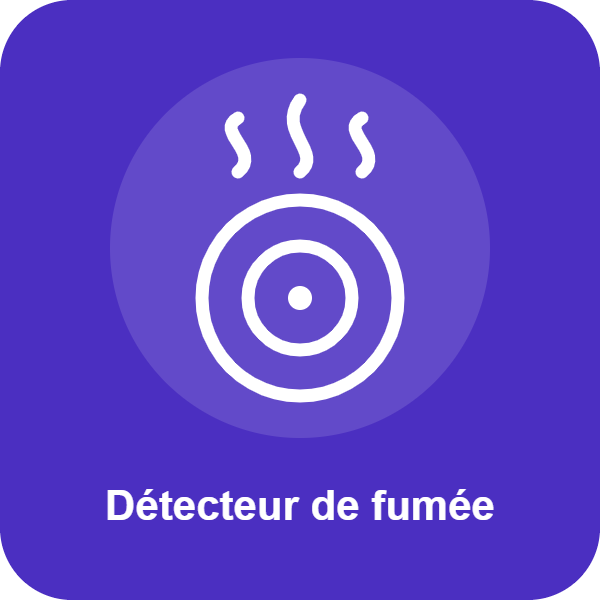 Icône d'illustration : Détecteur de fumée