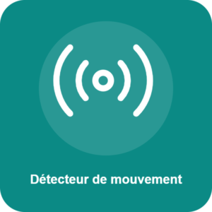 Icône d'illustration : Détecteur de mouvement