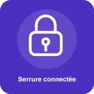 Icône d'illustration : Serrure connectée